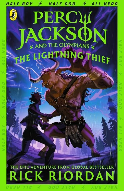 Percy Jackson & the Olympians The Lightning Thief book cover